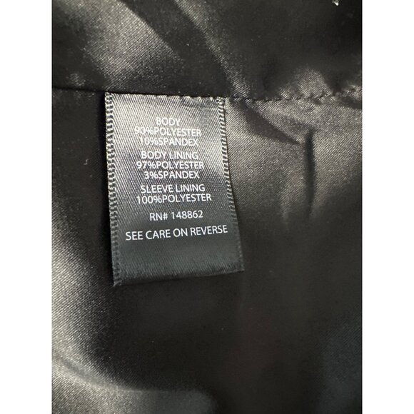 Torrid Black Pinstripe Longline Single Button Blazer Women's Size 2X - Picture 6 of 9